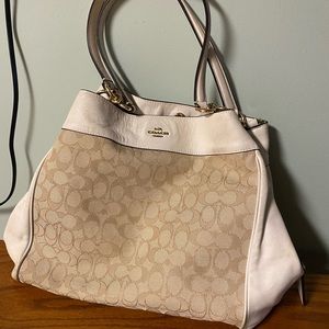 White coach purse
